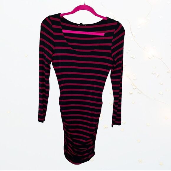 Felicity & Coco Striped Bodycon Size MP (Medium Petite) - Picture 1 of 7